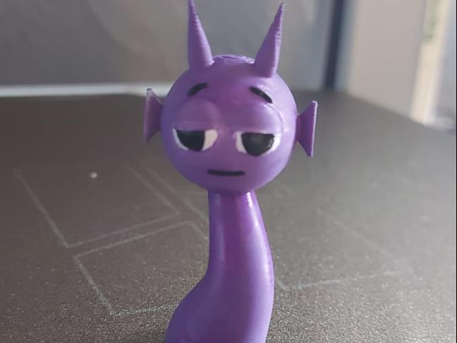 Durple Sprunki aka The Purple Durple 3D Model/Toy