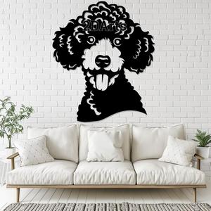 Poodle Head 2D Wall Art/Window Art