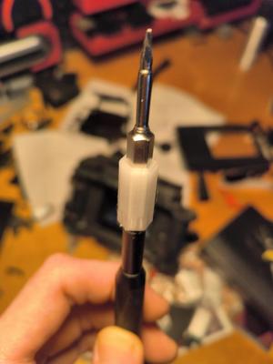 1/4" to 4mm hex bit adapter for precision drivers