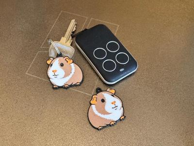 Cavia Keychain Guinea Pig