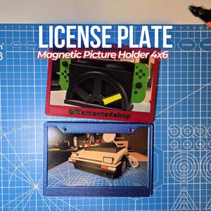 License Plate Cover 4x6 Picture Frame