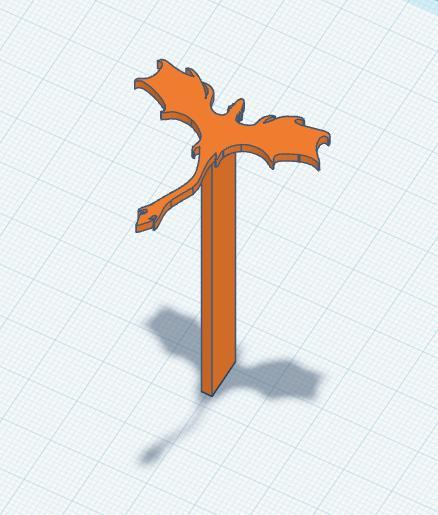 Dragon Halo Bookmark 9.stl