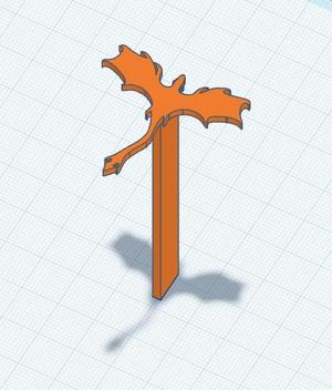Dragon Halo Bookmark 9.stl
