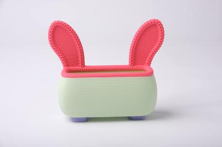 Knitted Bunny – 3D-Printable Multi-Purpose Holder