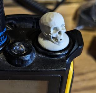 Skull Knob for Quansheng UV-K5 series handheld radios