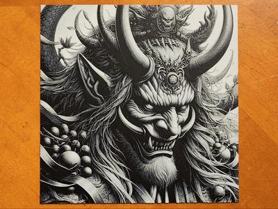 Oni Yokai - Japanese Demon - Hueforge