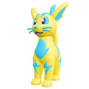 Creature Kin ZipZap – Cute Electric Cat 3D Printable Figure – Royalty-Free STL