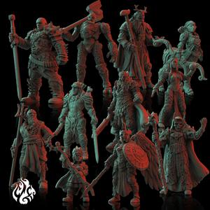 Shattered Hell - Chosen of the Gods - 11 Miniatures