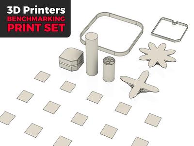 3D Printers Testing Print Set (UPDATE V3)