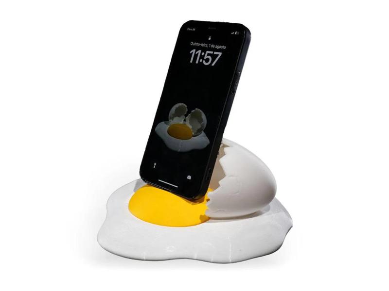 Cracked Egg Phone Holder, Easter Phone Holder