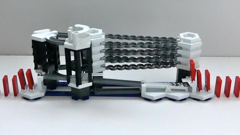 DOMINO TOPPLING / GRAVITRAX compatible: domino timer