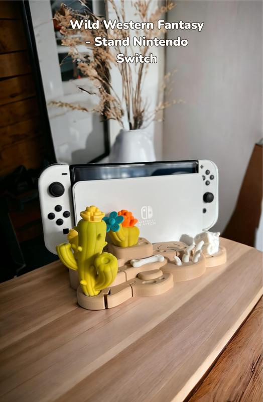 Wild Western Diorama Stand for your Nintendo Switch