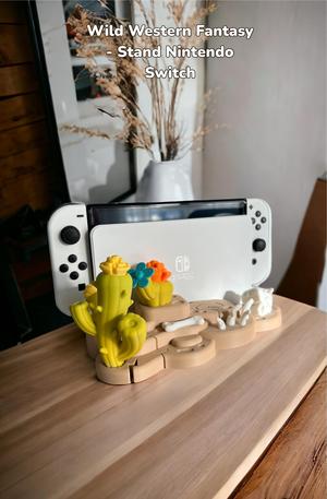 Wild Western Diorama Stand for your Nintendo Switch