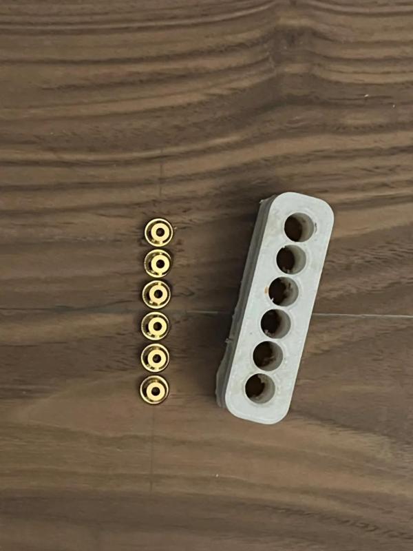 Fender Telecaster drill-guide for string ferrules