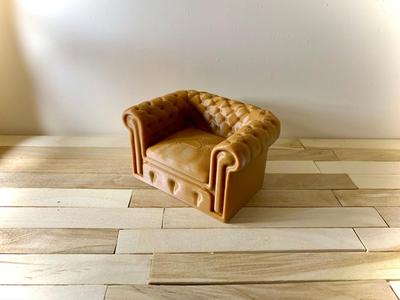 Chesterfield armchair 1/12 scale 