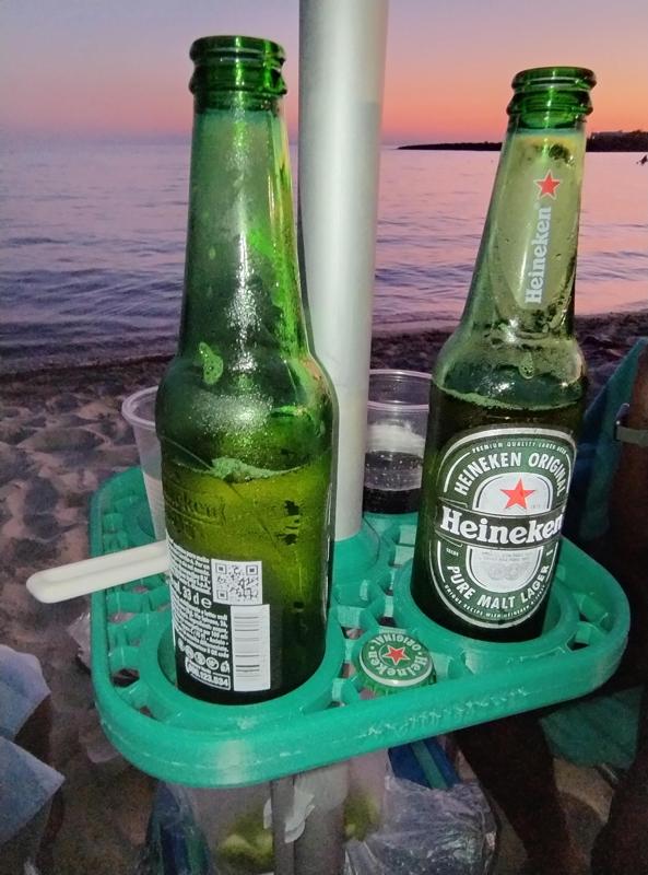 Table beach umbrella