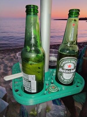 Table beach umbrella
