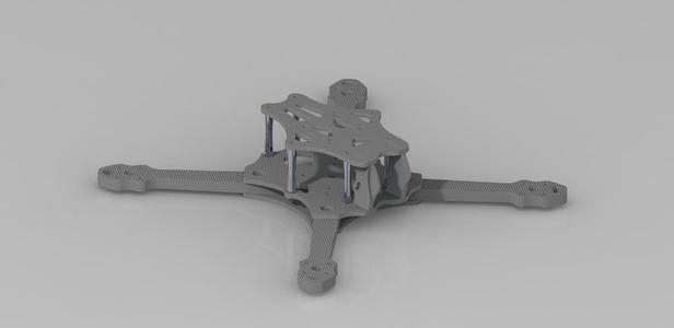 Captain Ace 5inch Freestyle/Racing FPV Drone Frameset-Gen2