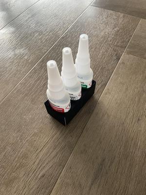 Gridfinity 1x2x5 for 3 superglue bottles