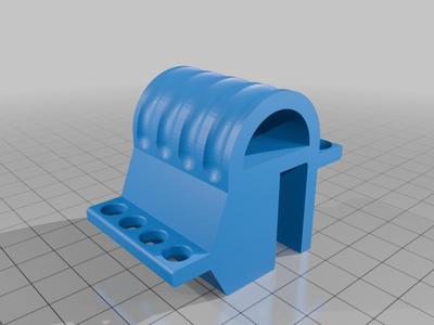 Aquarium Dosing Tube Holder for Rimless Sump