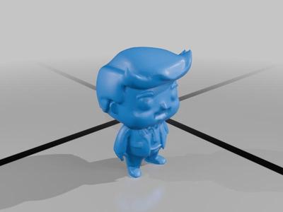 Donald Trump 3D Printable Figure