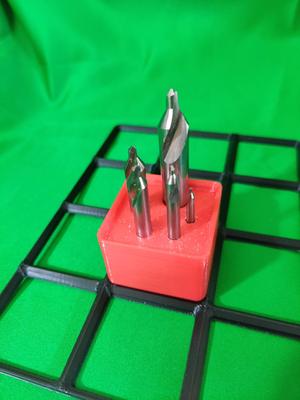Gridfinity Center Drill Countersink Set Holder