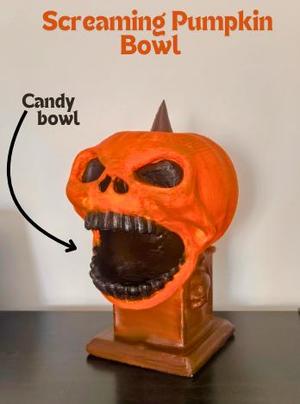 Pumpkin Candy Bowl