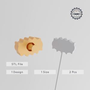 Sea Cucumber Cake Pop Mold, Ocean Life Sea Creature Design, Marine Animal 3D Print STL PRODUCT_1222