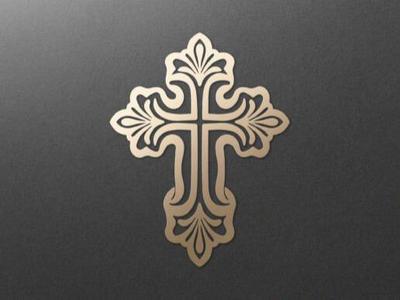 Jesus Cross Ornate Easter Church Gift Christian 