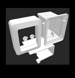 Monitor IIc 2.5" LCD - Separate Components