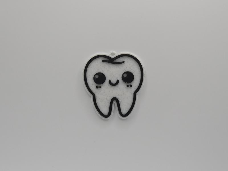 Cute Tooth Keychain