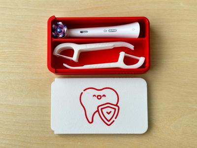 Electric Brush Head & Floss Organizer
