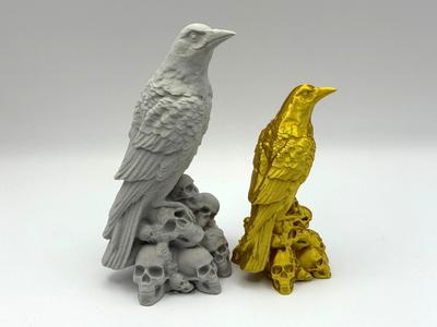 Raven on a Throne of Skulls