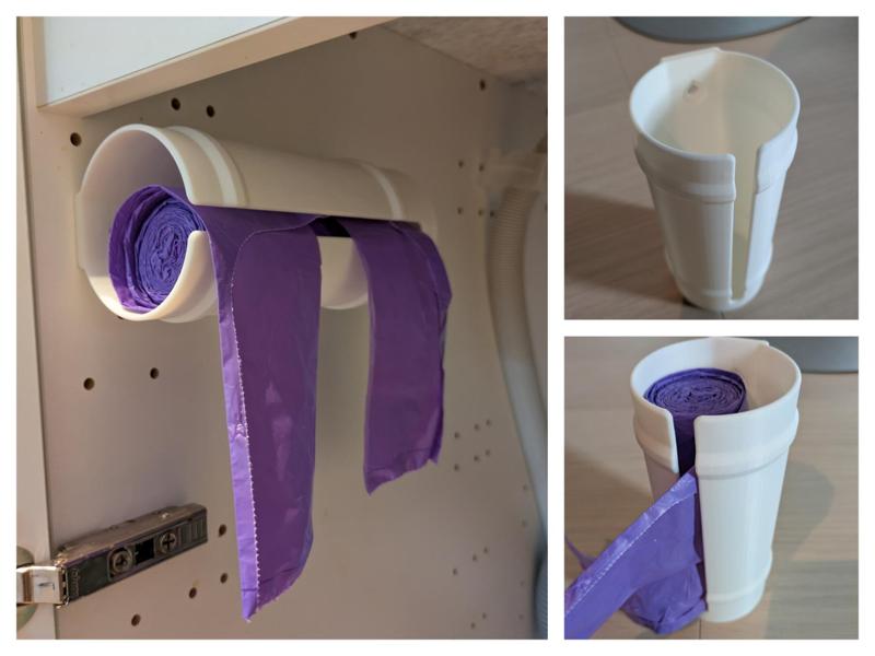 Trash Bag Roll Holder (3 sizes)