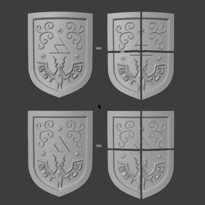 THE HERO'S SHIELD FROM ZELDA WIND WAKER