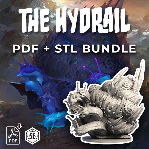Big Bad 018 The Hydrail - (PDF) + (STL) Bundle