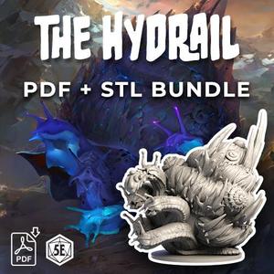 Big Bad 018 The Hydrail - (PDF) + (STL) Bundle