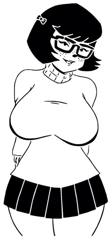 Velma Dinkley stencil 5