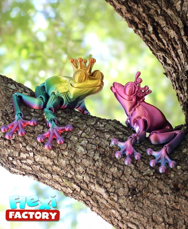 Flexi Factory Frog Prince and Princess with 3MF Included!