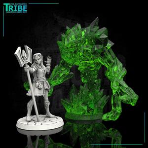 (0063) Female human elf tiefling sorceress with elemental evocation