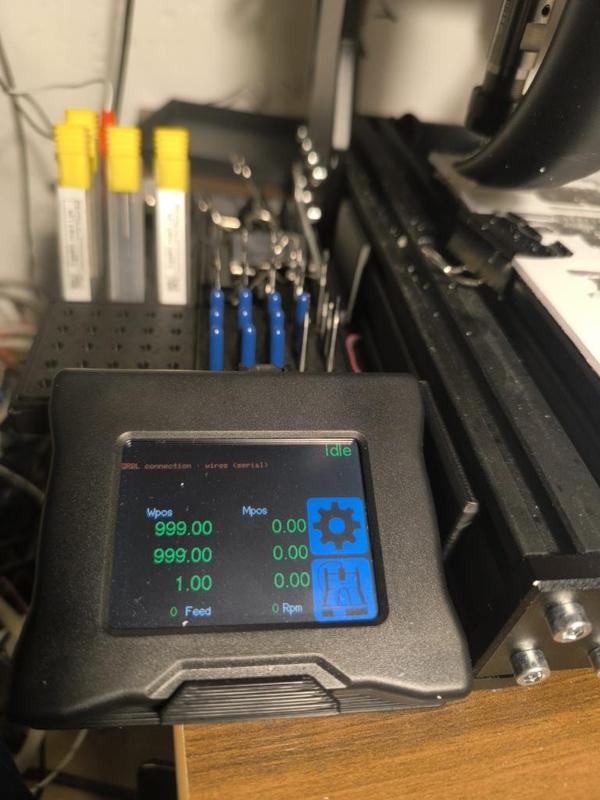 Upgrades for RattmMotor 3020 Plus CNC router: Touchscreen controller holder