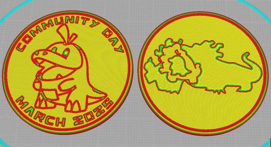 Pokemon Go Community Day #99 coin - Fuecoco