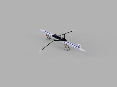 Single Scull racing shell