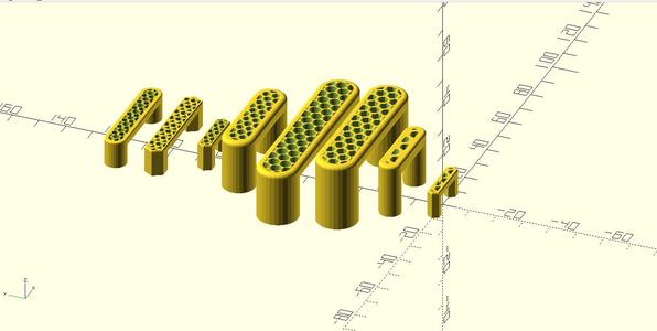 Anpassbares / Customizable Schrankgriffe mit Muster / Cabinet handles with patterns
