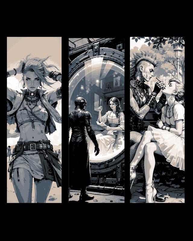 Wonder can be in any view of world and fantasy - Set of bookmarks
