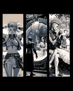 Wonder can be in any view of world and fantasy - Set of bookmarks