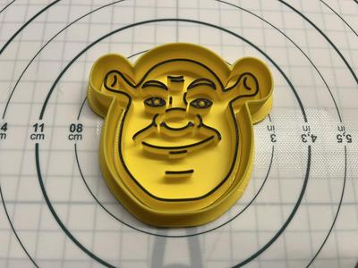 Shrek head cookie cutter