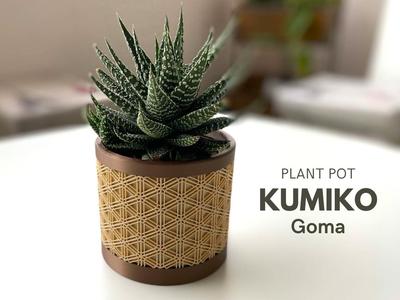 KUMIKO Goma Plant Pot