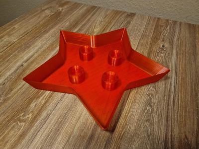 Advent wreath - Advendskranz  Star/Stern