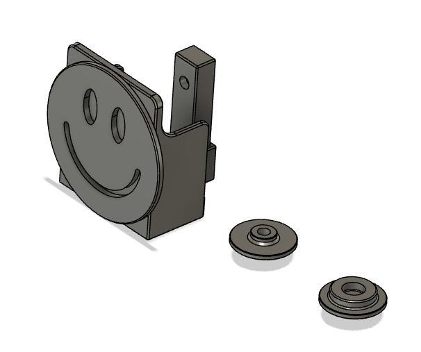 Logitech Brio webcam holder